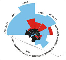 Florence Nightingale's coxcomb graph